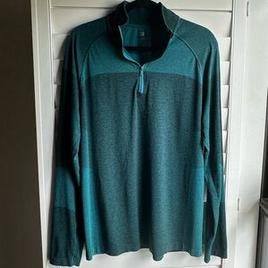 All in Motion Teal Quarter-Zip Activewear